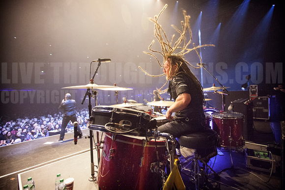 Shinedown, AAA, Barry Kerch, Drummer, Backstage, Niall Fennessy Rock Photography