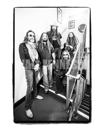 Blackberry Smoke, Charlie Starr, Niall Fennessy, Rock Photography, Portrait, Black, White, Backstage, AAA